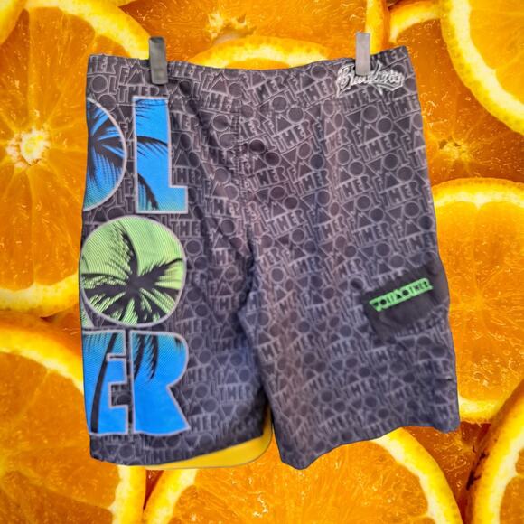 Billabong‎ Wolfmother Design Shorts Eco Recycled Fabric Size 32 - Picture 7 of 7